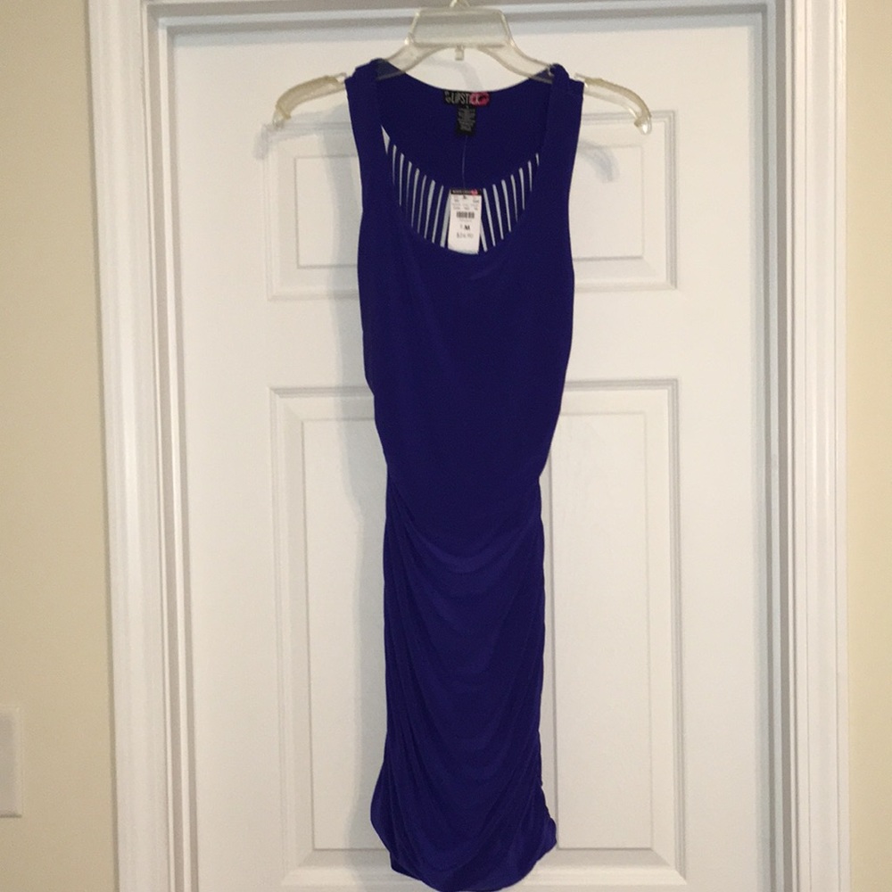 Lipstick-Sleeveless & Opened Back Dress-NWT-Size Junior Medium